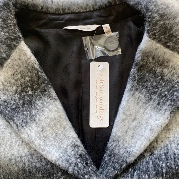 Soft Surroundings Soft Wool Blend Coat - Picture 11 of 16